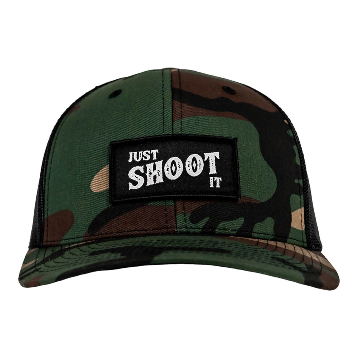 Just Shoot It Patch Snapback Hat