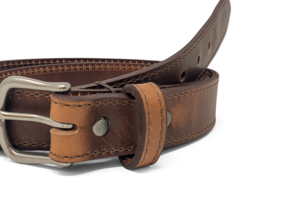 Handmade Leather Belt | Horween Dublin | English Tan