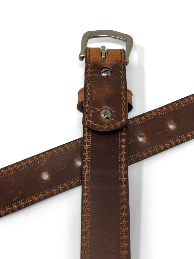 Handmade Leather Belt | Horween Dublin | English Tan