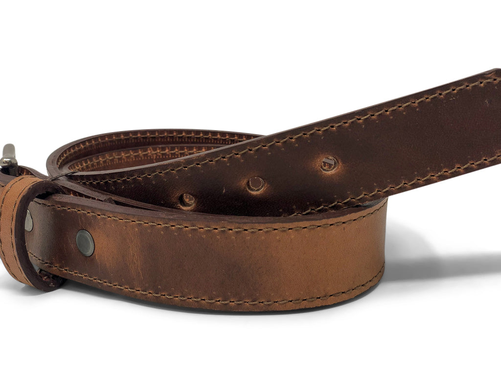 Handmade Leather Belt | Horween Dublin | English Tan