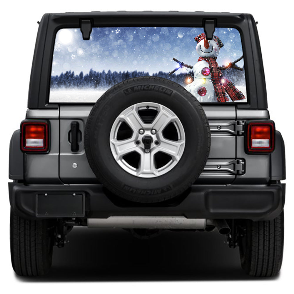Jack Frost Rear Window Decal
