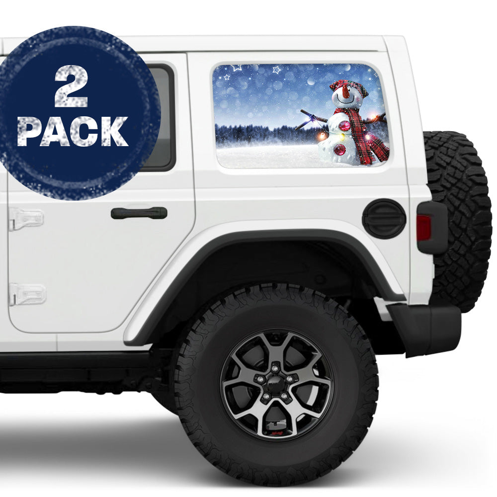 Jack Frost Side Windows Printed Vinyl Decal