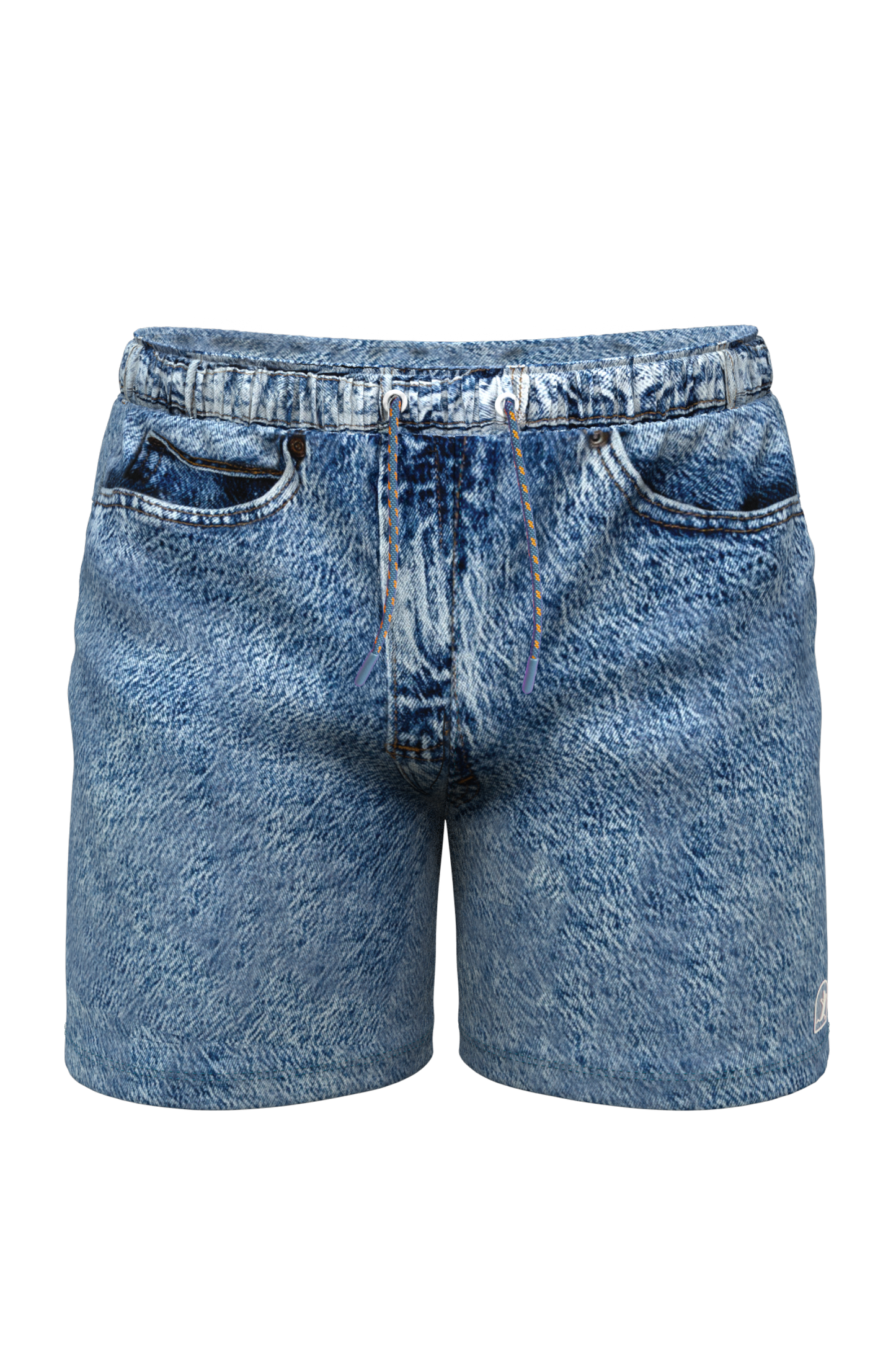 The Jacksonville Jort | Denim USA Ball Hammock® Pouch 8" Swim Trunks
