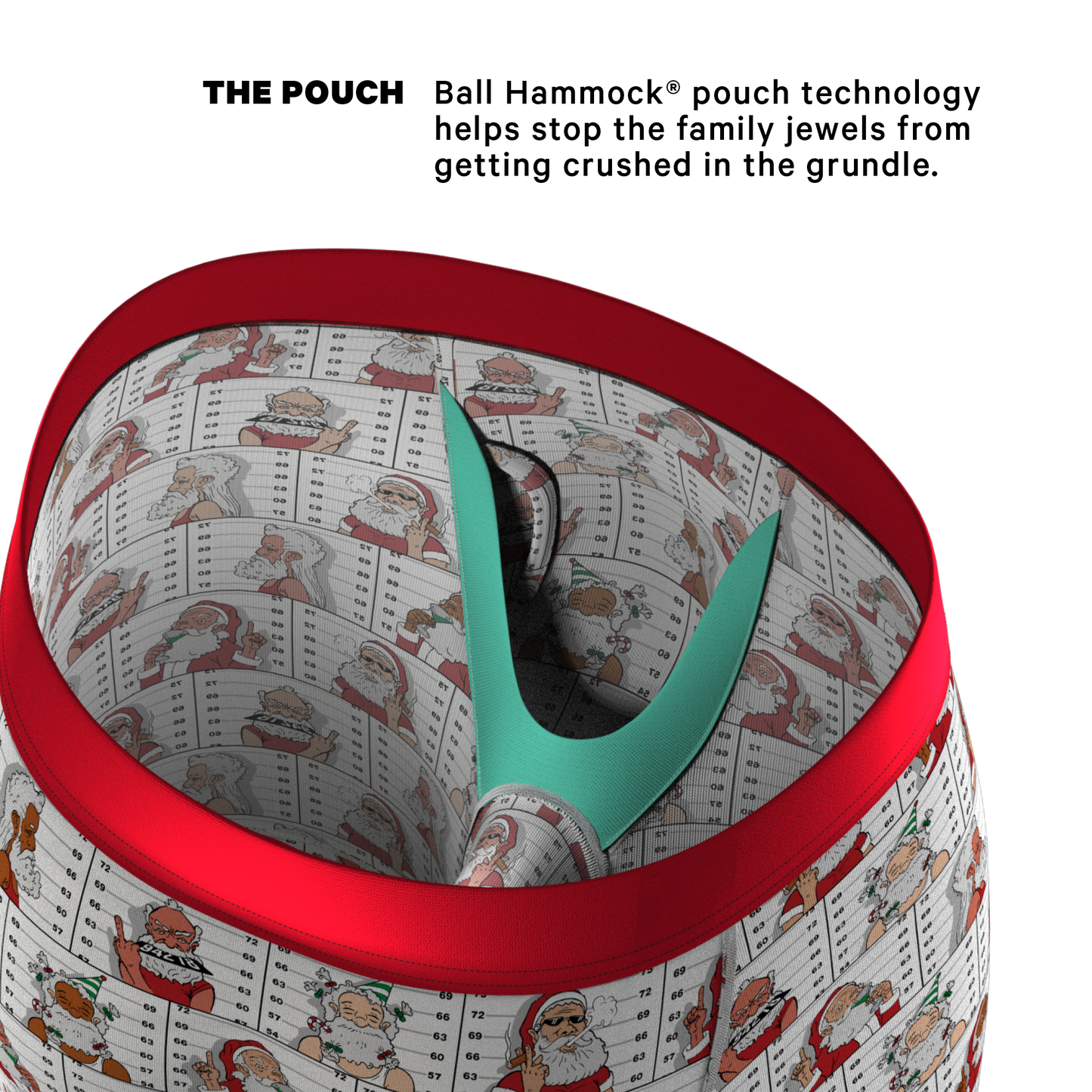 The Jailbird | Mugshot Long Leg Ball Hammock® Pouch Underwear With Fly