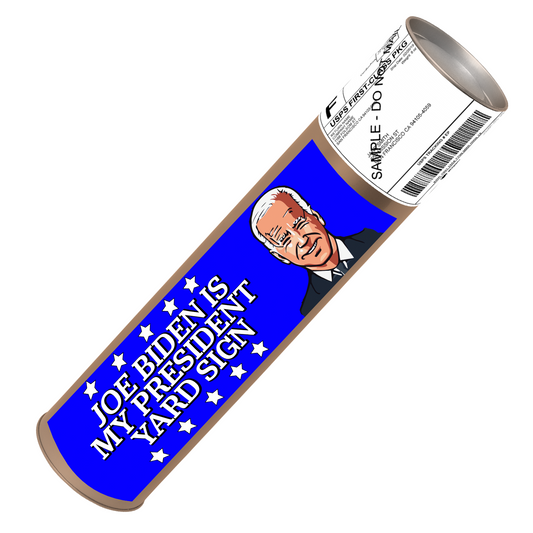 Joe Biden Is My President Prank Package: Includes a FREE Mystery Beersy Can Cooler