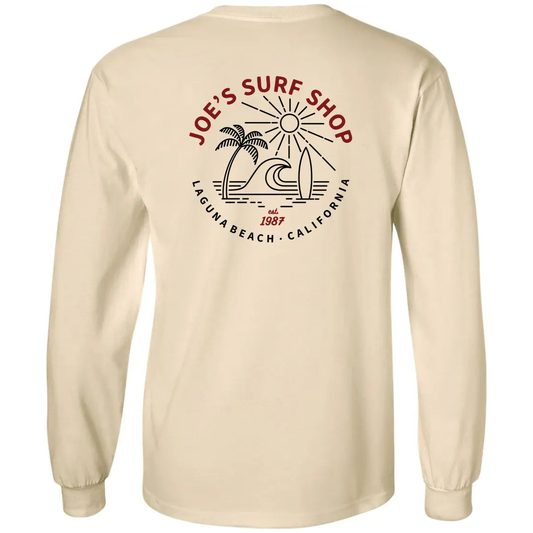 Joe's Surf Shop Men's Beach Life Long Sleeve Tee