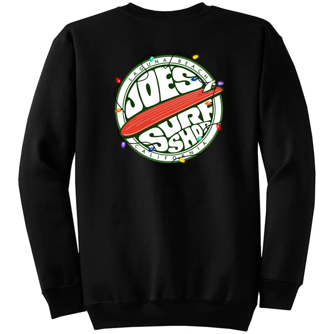Joe's Surf Shop Fins Up Christmas Crewneck