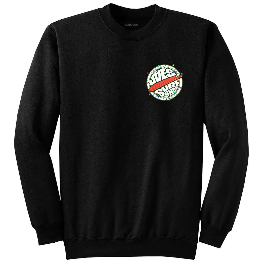 Joe's Surf Shop Fins Up Christmas Crewneck