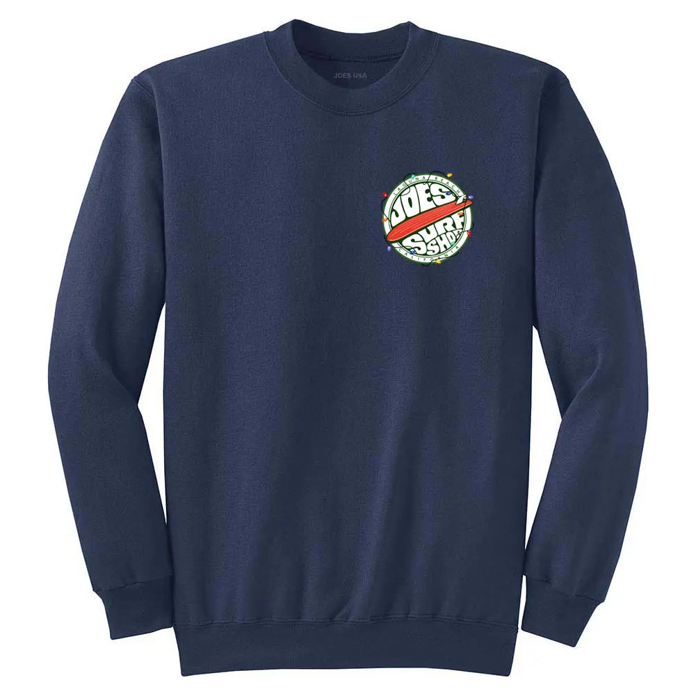 Joe's Surf Shop Fins Up Christmas Crewneck