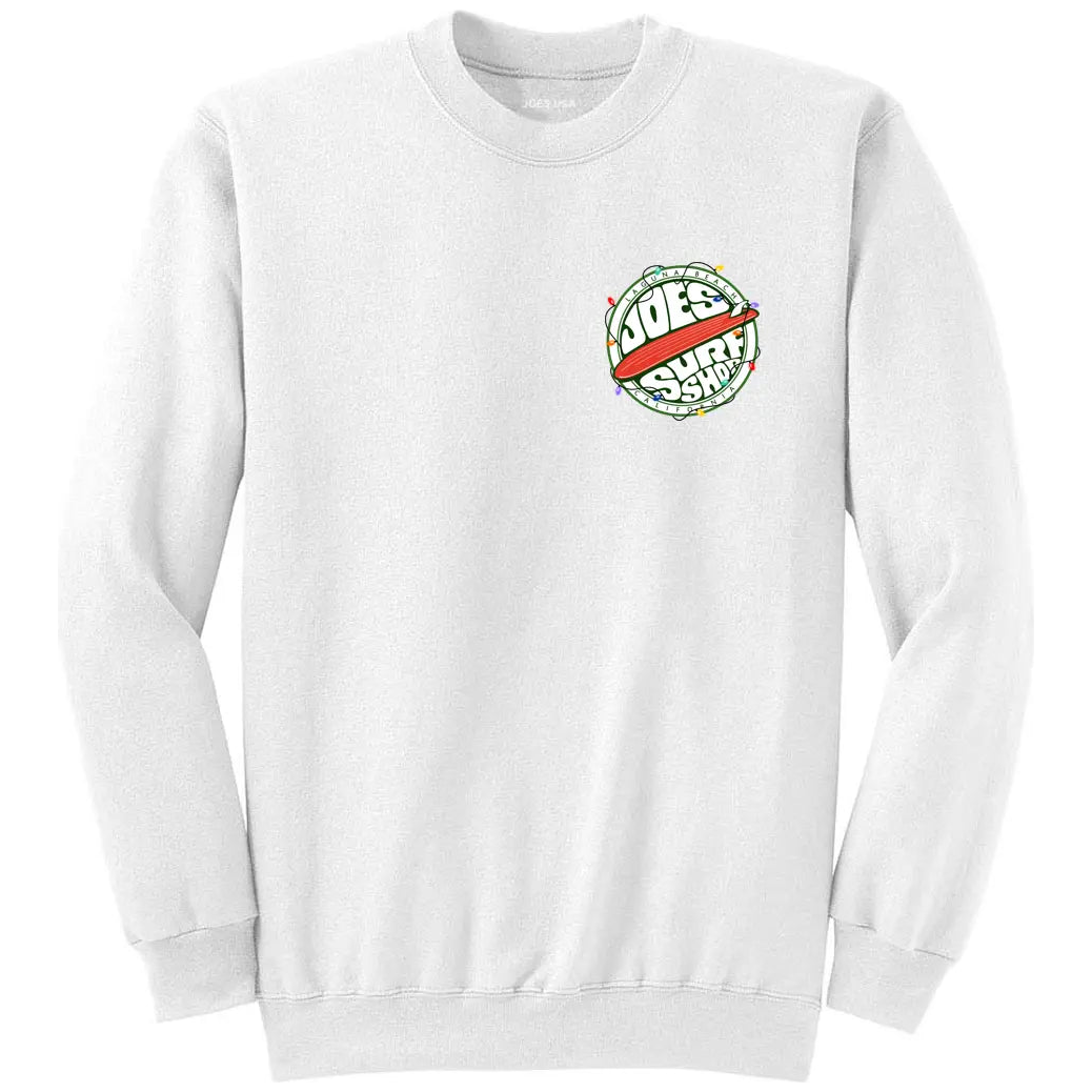 Joe's Surf Shop Fins Up Christmas Crewneck