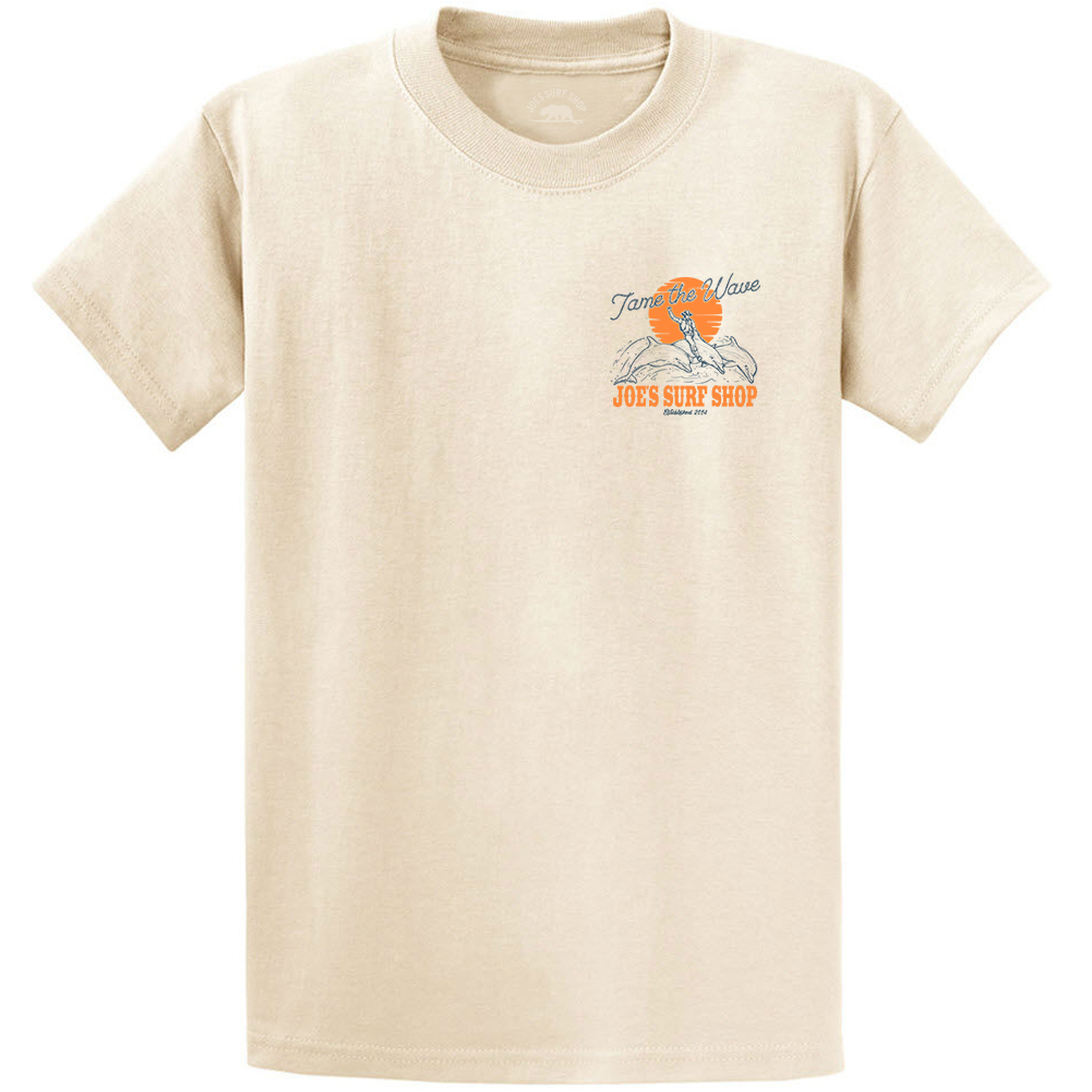 Joe's Surf Shop Diving Dolphin Western Shirt