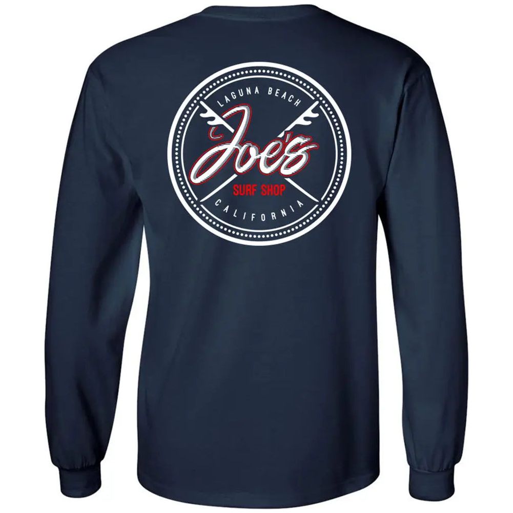 Joe's Surf Shop Double Boards Long Sleeve Tee