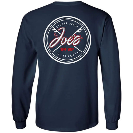 Joe's Surf Shop Double Boards Long Sleeve Tee