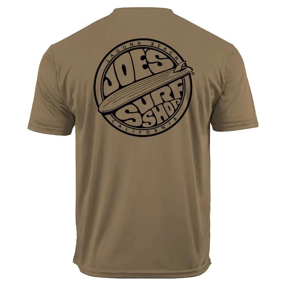 Joe's Surf Shop Fins Up Graphic Workout Tee