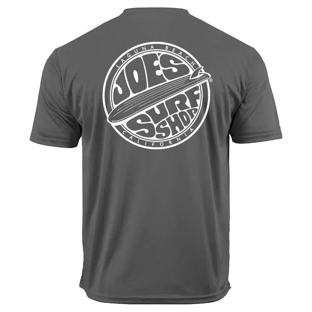 Joe's Surf Shop Fins Up Graphic Workout Tee