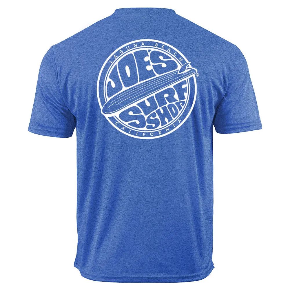 Joe's Surf Shop Fins Up Graphic Workout Tee