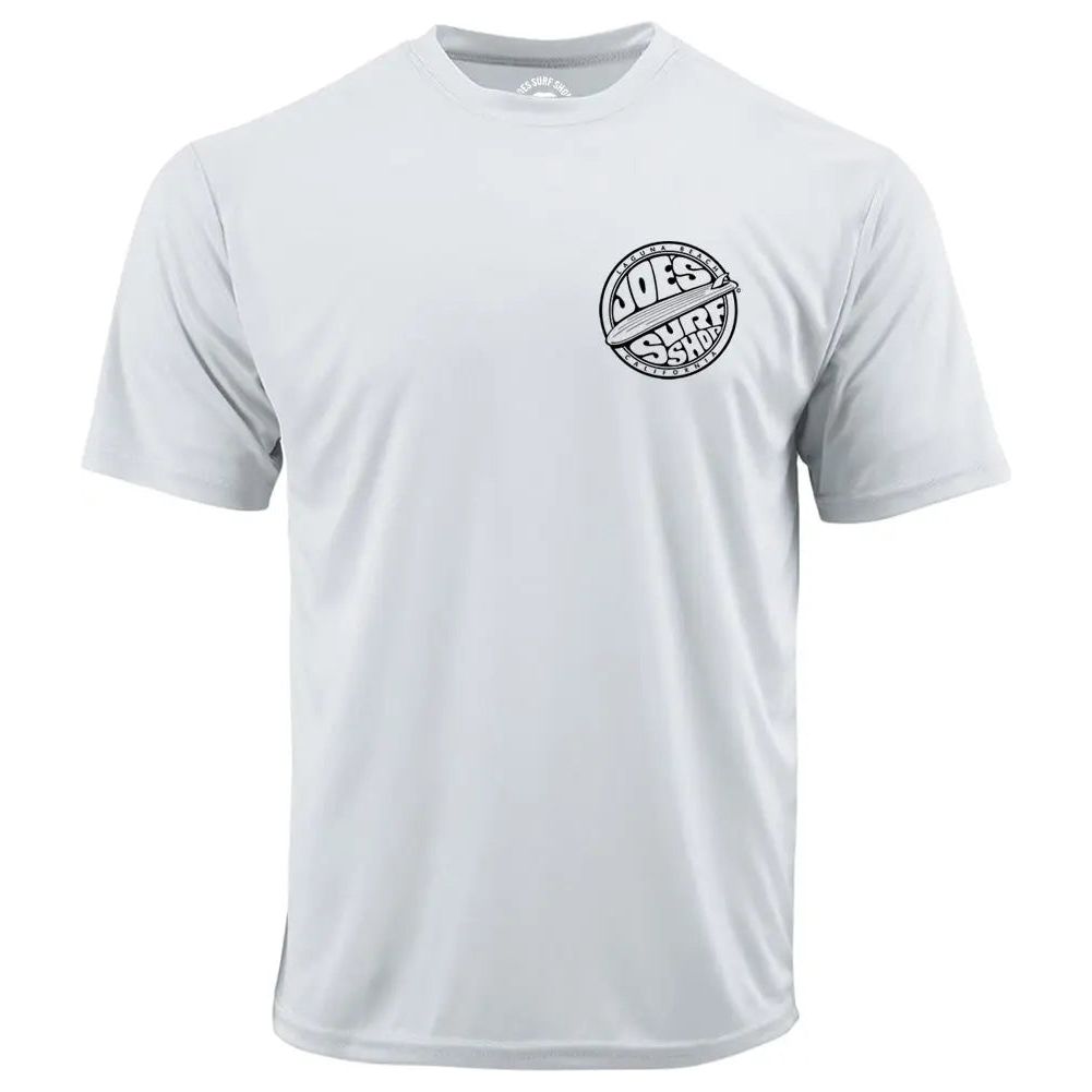 Joe's Surf Shop Fins Up Graphic Workout Tee