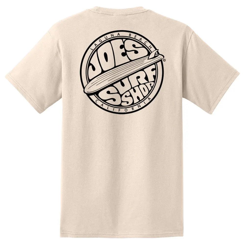 Joe's Surf Shop Fins Up Heavyweight Pocket Tee