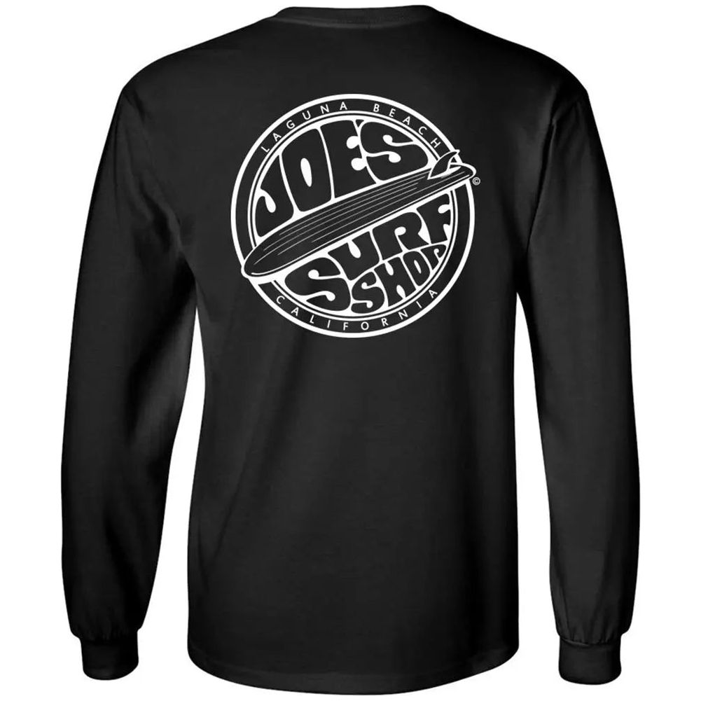 Joe's Surf Shop Fins Up Long Sleeve Tee