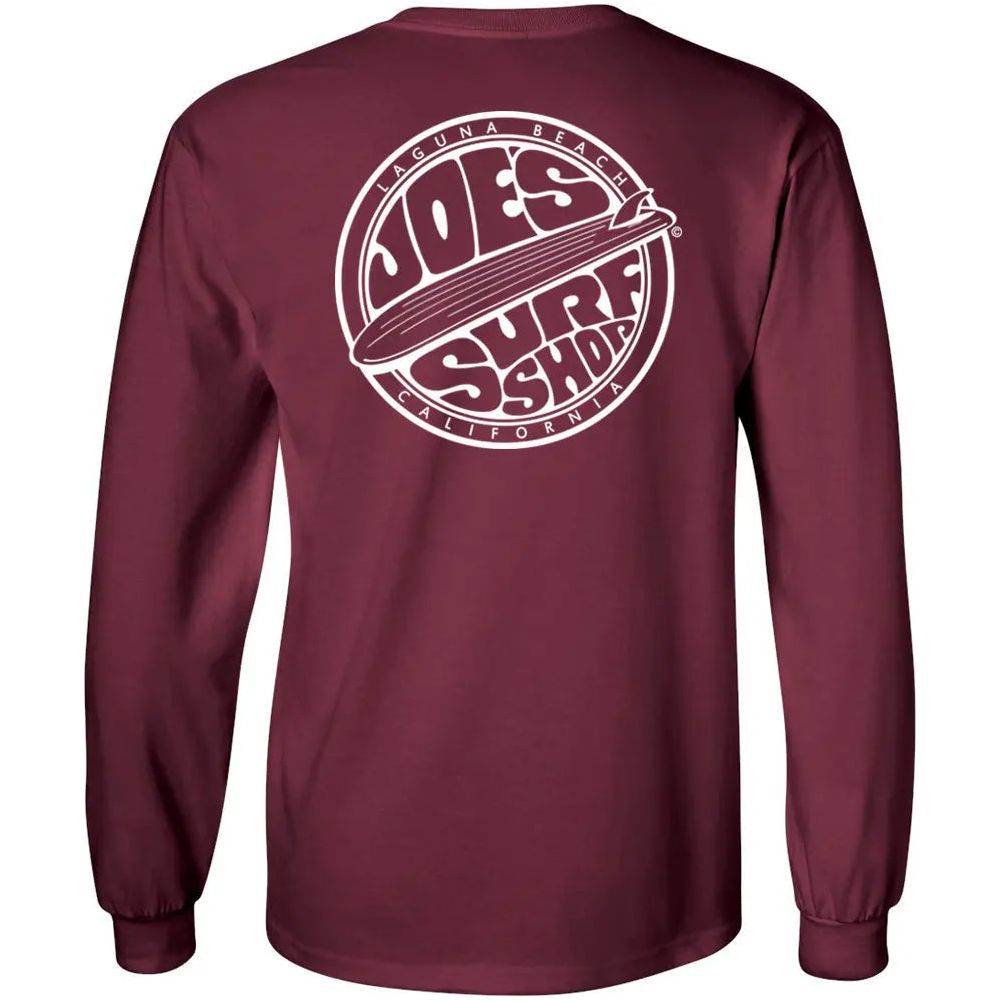 Joe's Surf Shop Fins Up Long Sleeve Tee