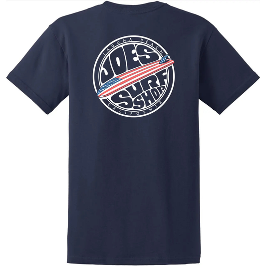 Joe's Surf Shop Fins Up USA Heavyweight Cotton Tee
