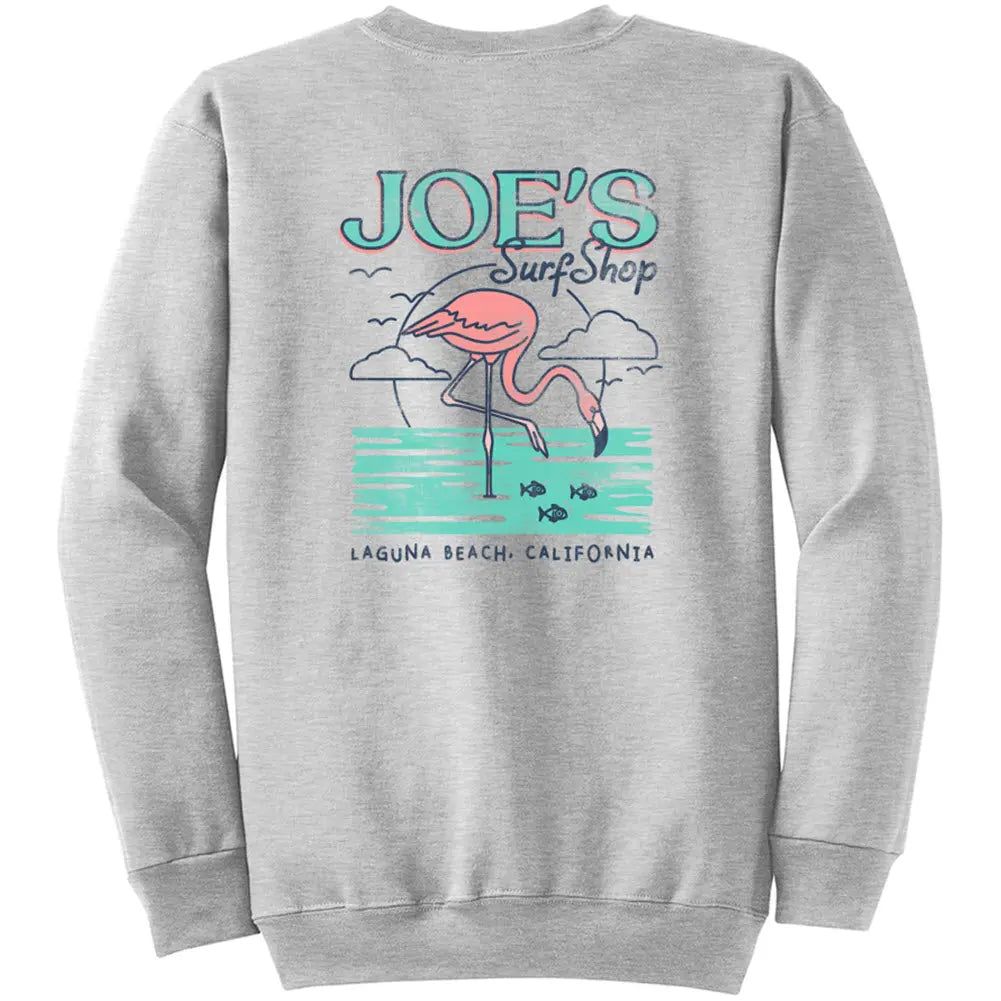 Joe's Surf Shop Flamingo Vintage Crewneck