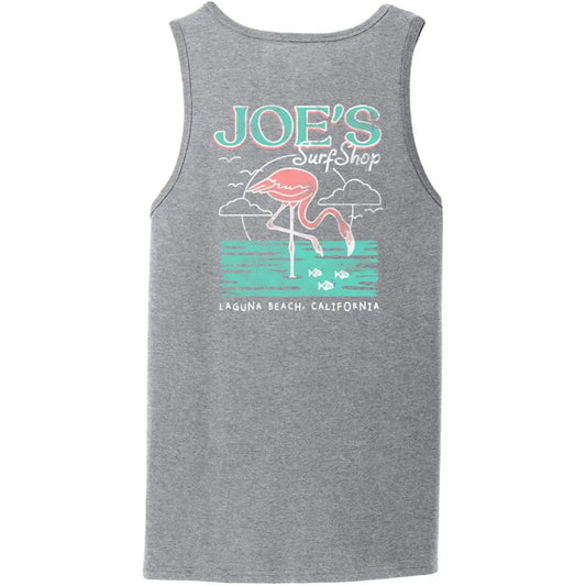 Joe's Surf Shop Flamingo Beach Tank Top