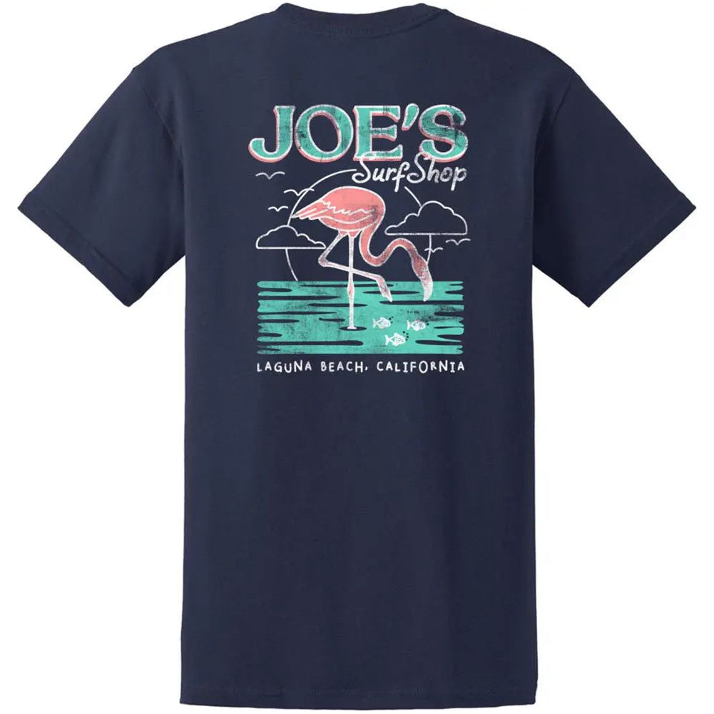 Joe's Surf Shop Flamingo Heavyweight Cotton Tee