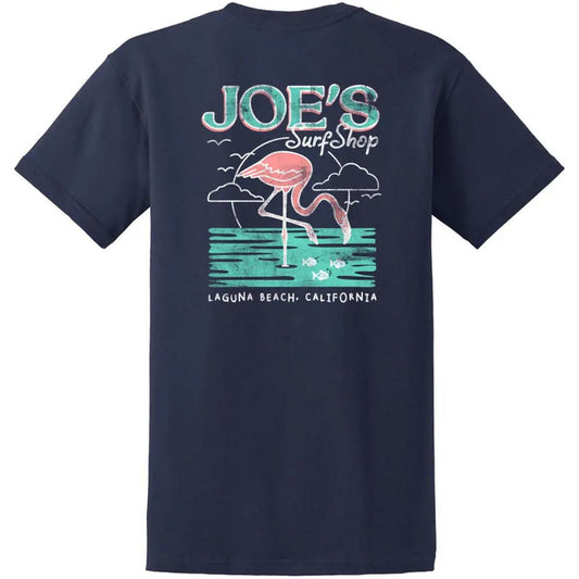 Joe's Surf Shop Flamingo Heavyweight Cotton Tee
