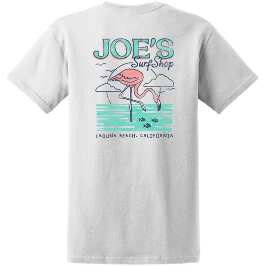 Joe's Surf Shop Flamingo Heavyweight Cotton Tee