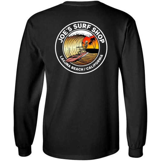 Joe's Surf Shop Golden Wave Long Sleeve Tee