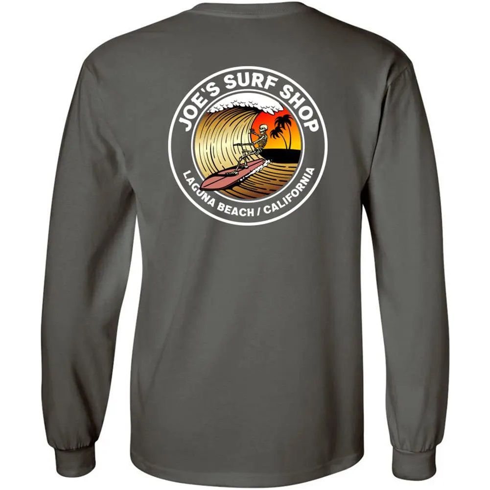 Joe's Surf Shop Golden Wave Long Sleeve Tee