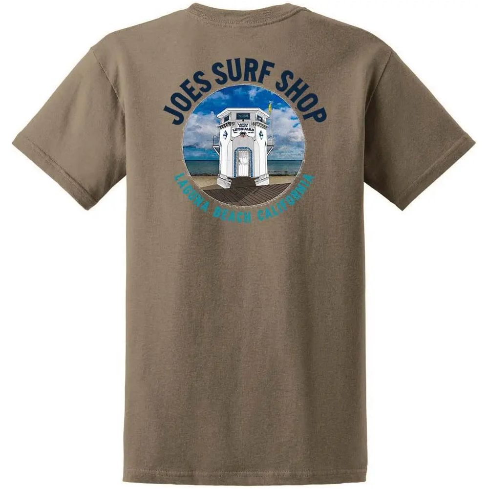 Joe's Surf Shop Lifeguard Tower Heavyweight Tee