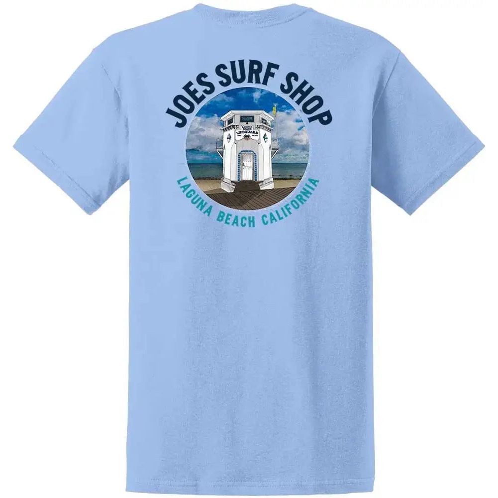 Joe's Surf Shop Lifeguard Tower Heavyweight Tee