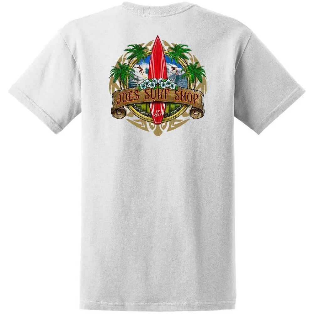 Joe's Surf Shop Longboard Heavyweight Cotton Tee