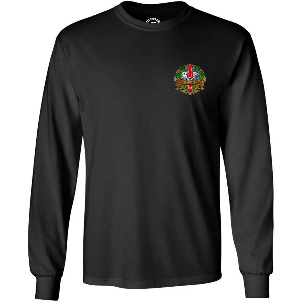 Joe's Surf Shop Longboard Long Sleeve Tee