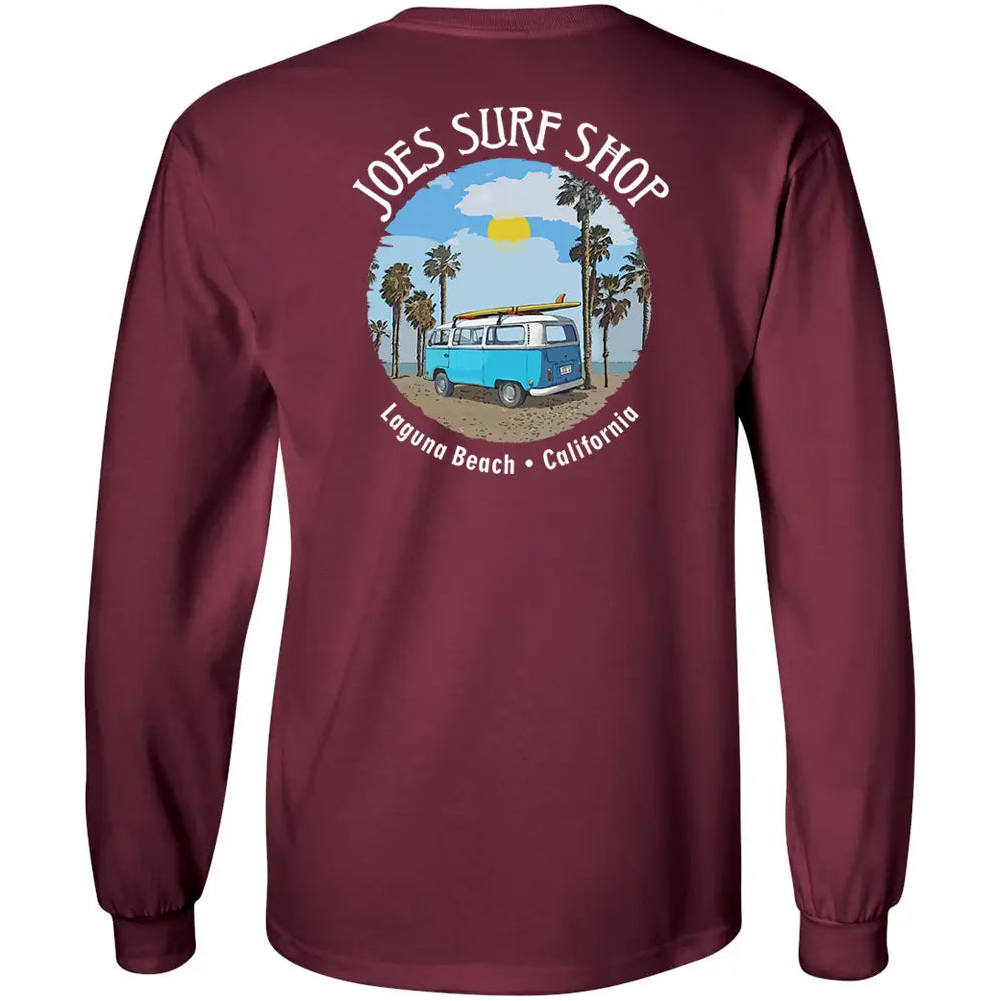 Joe's Surf Shop Men's Surf Bus Long Sleeve Tee