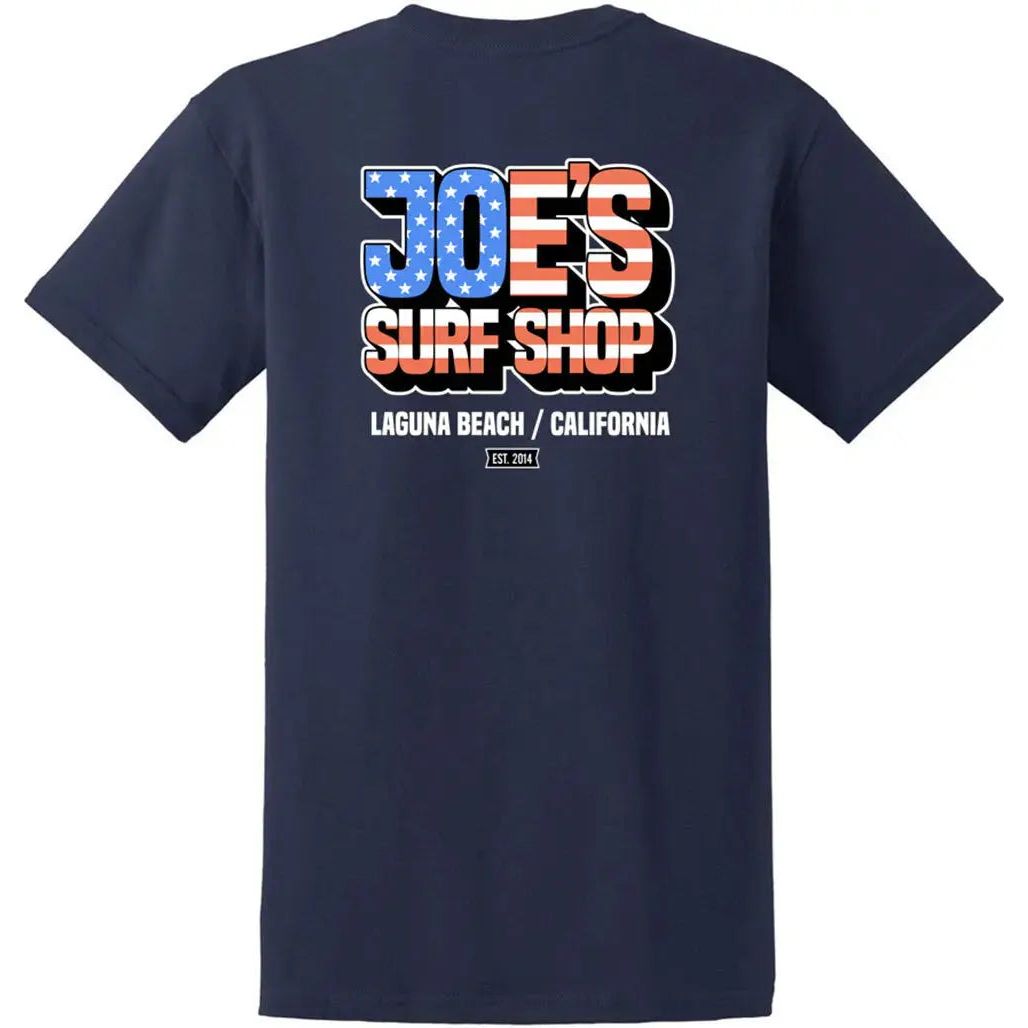 Joe's Surf Shop Patriotic Heavyweight Cotton Tee