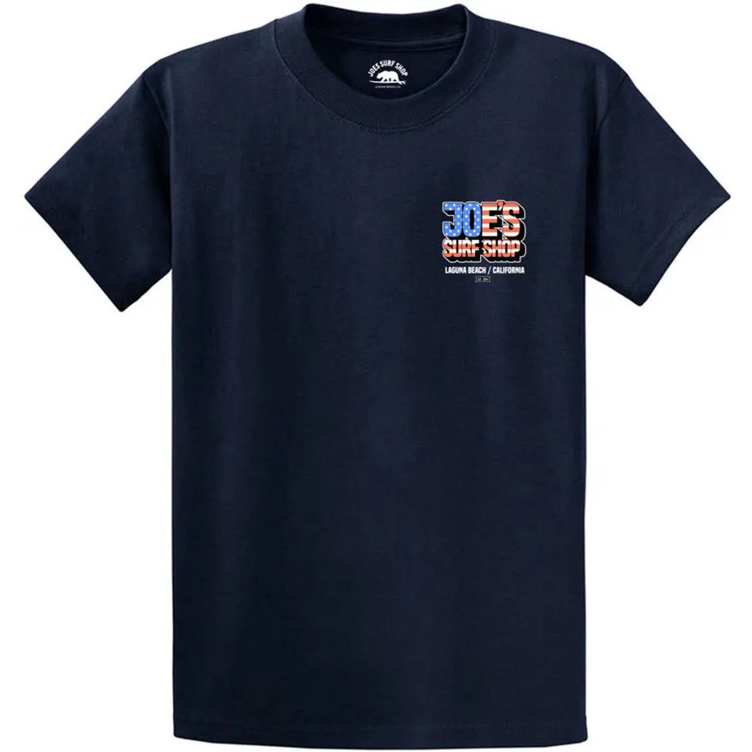 Joe's Surf Shop Patriotic Heavyweight Cotton Tee