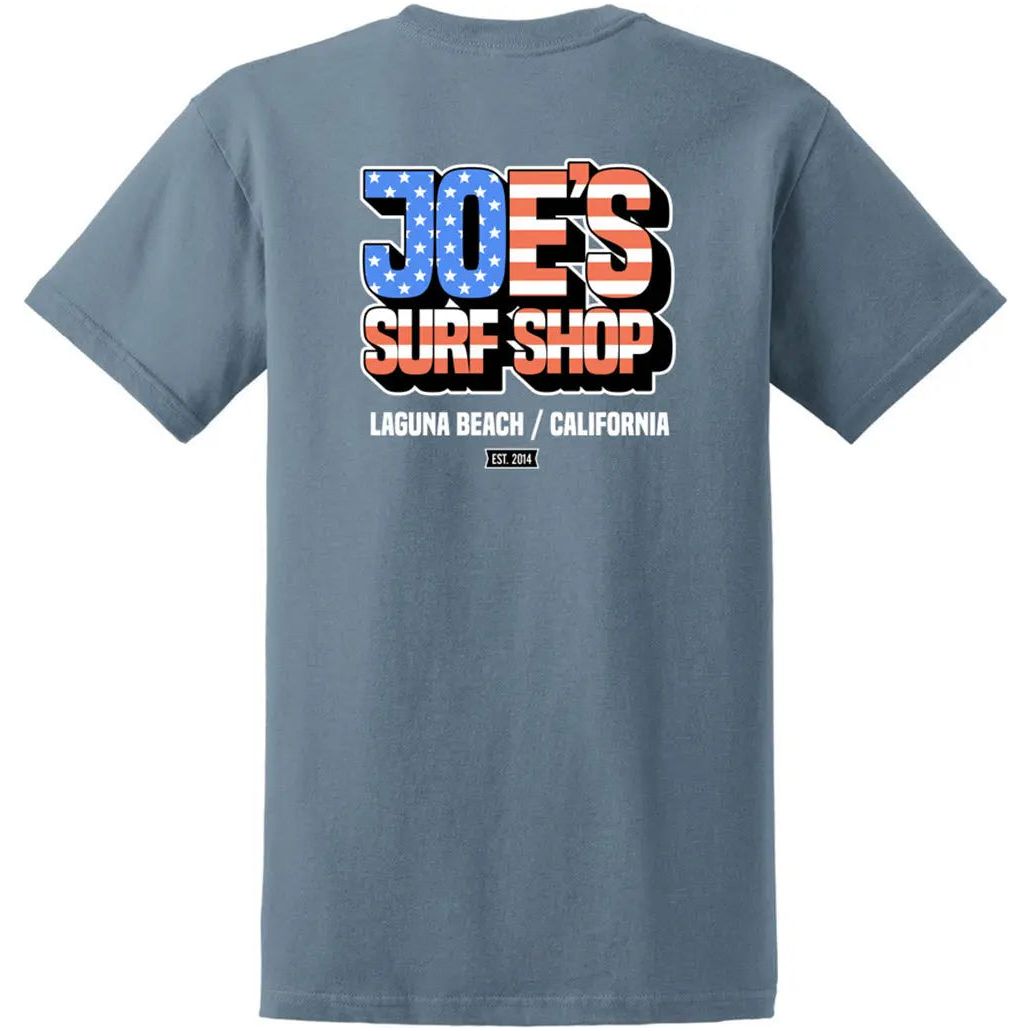 Joe's Surf Shop Patriotic Heavyweight Cotton Tee