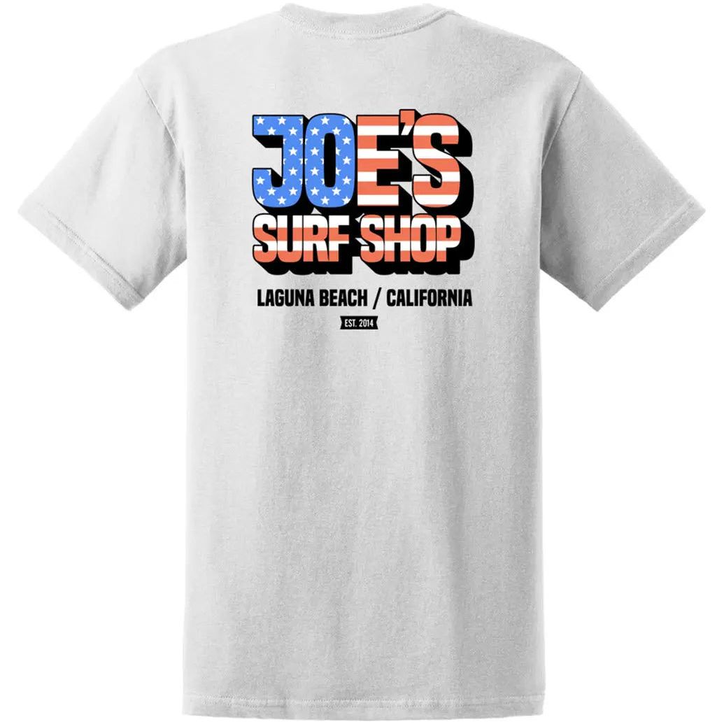 Joe's Surf Shop Patriotic Heavyweight Cotton Tee