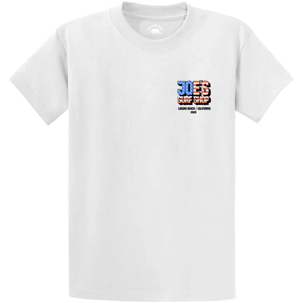 Joe's Surf Shop Patriotic Heavyweight Cotton Tee