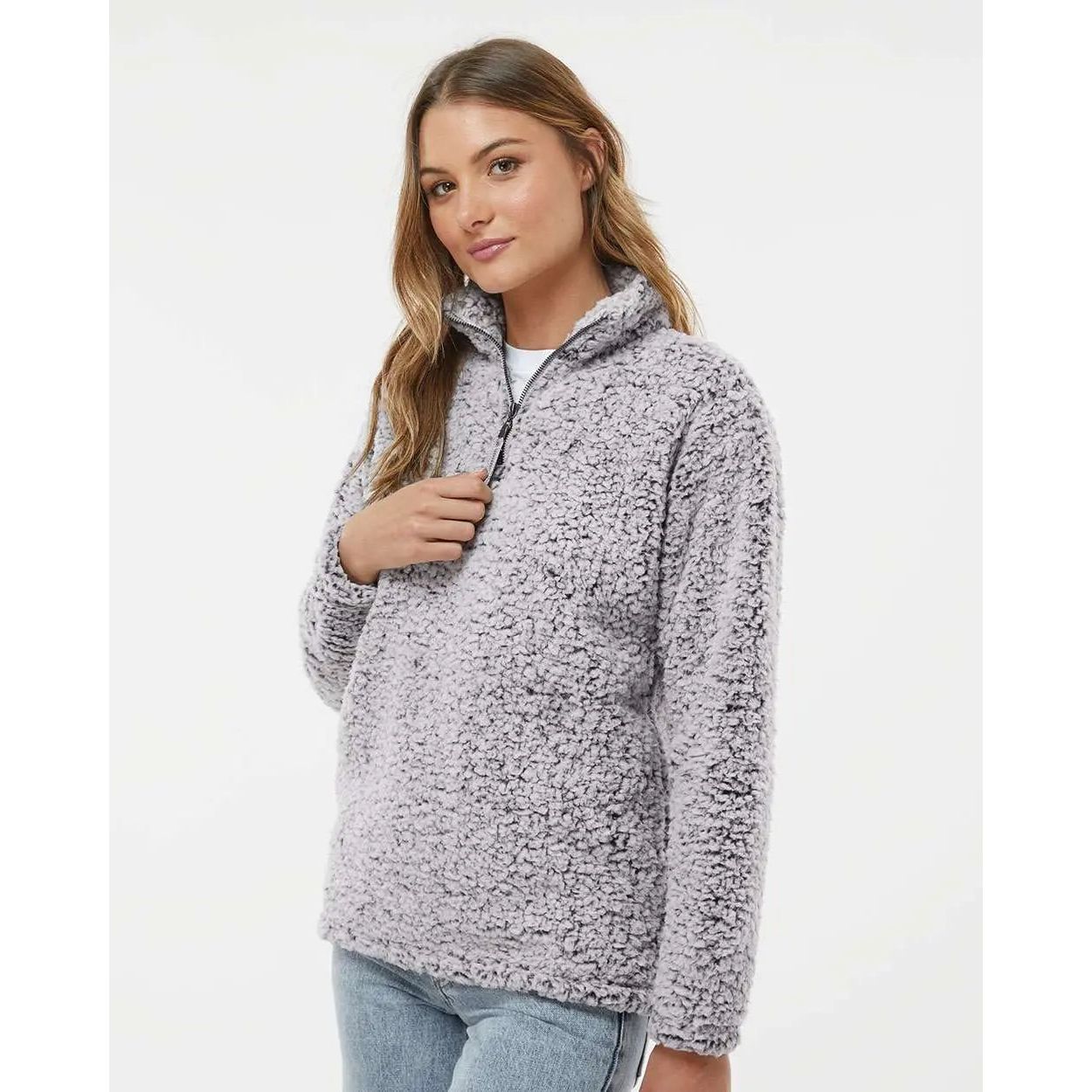 Joe's Surf Shop Quarter-Zip Beach Sherpa