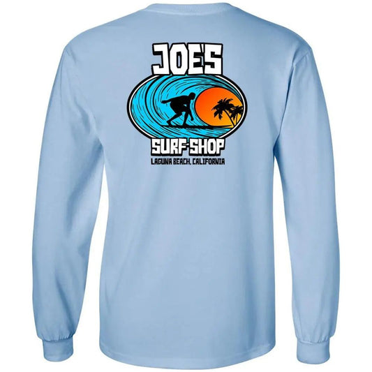 Joe's Surf Shop Sunrise Surfer Long Sleeve Tee