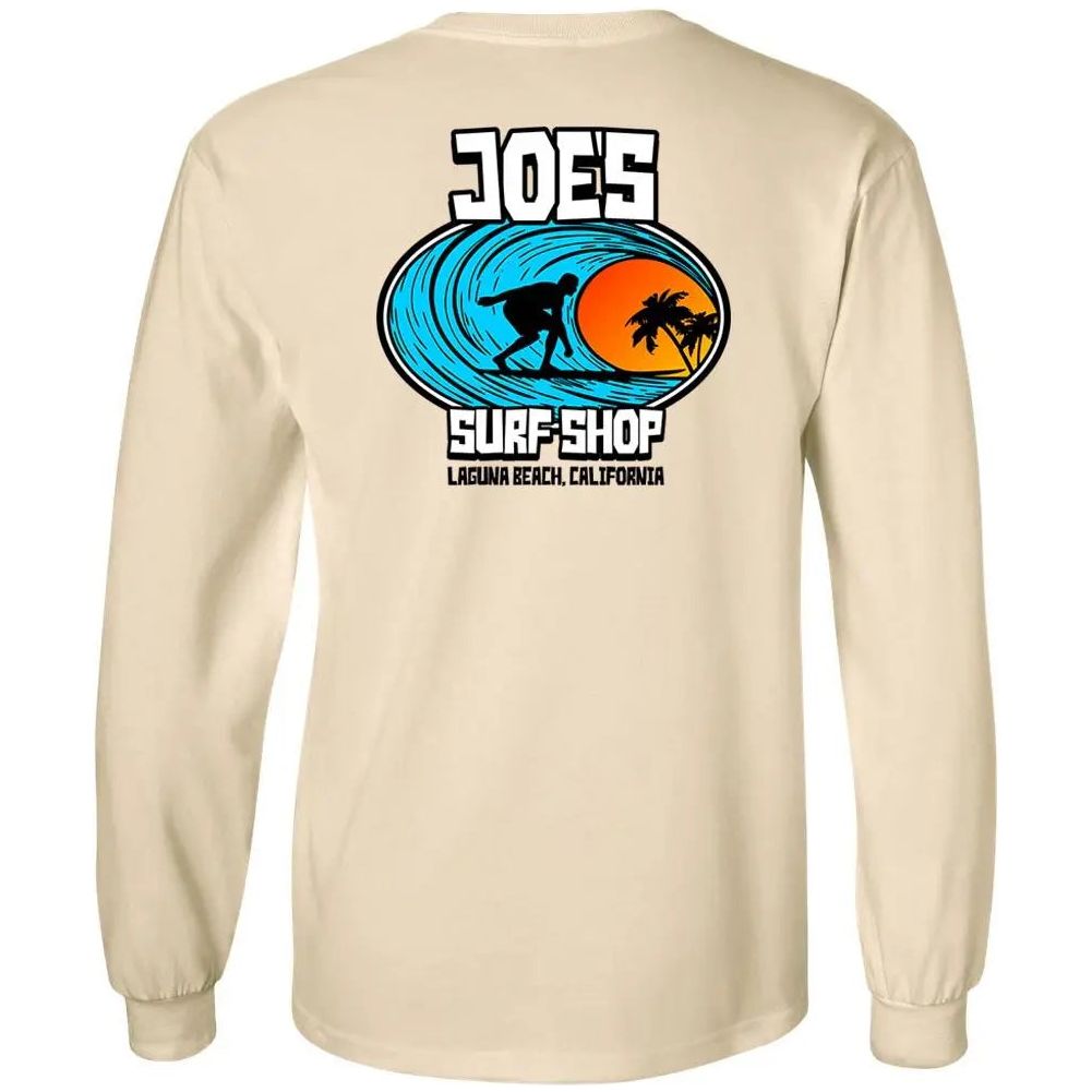 Joe's Surf Shop Sunrise Surfer Long Sleeve Tee