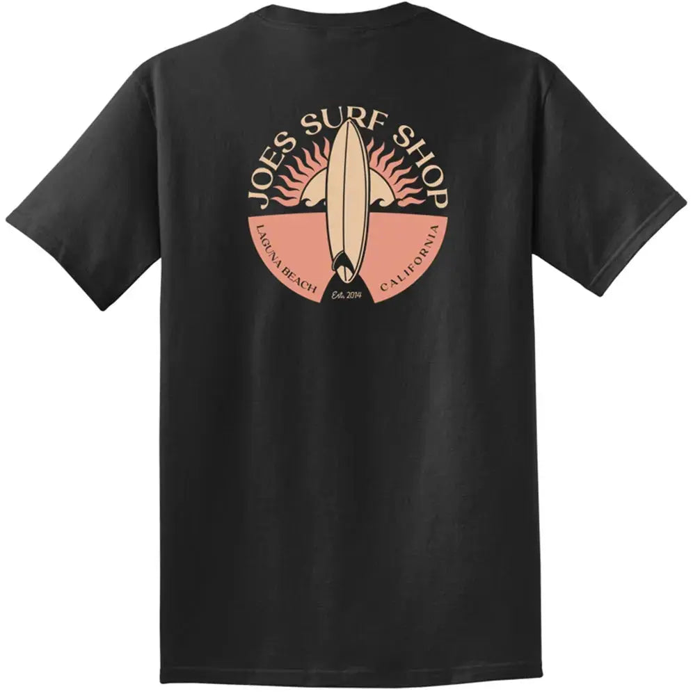 Joe's Surf Shop Sunset Scene Beach Wash® Garment-Dyed Tee