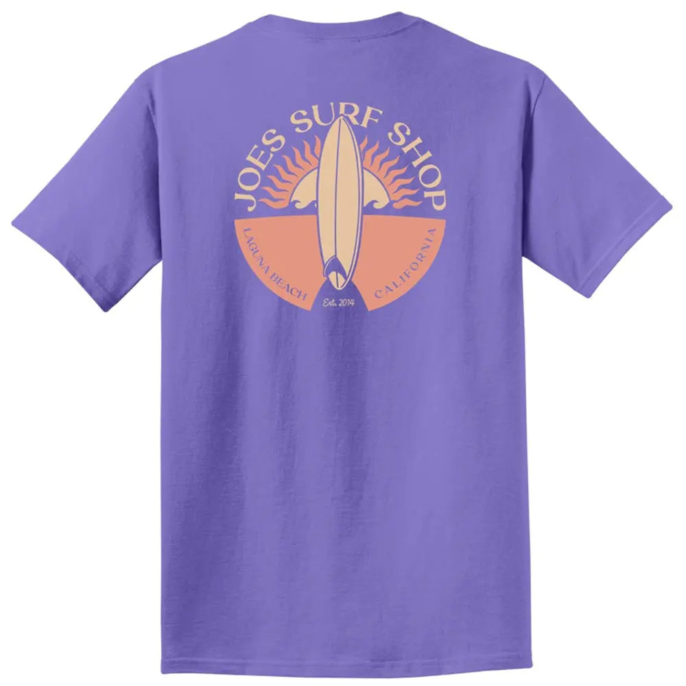 Joe's Surf Shop Sunset Scene Beach Wash® Garment-Dyed Tee