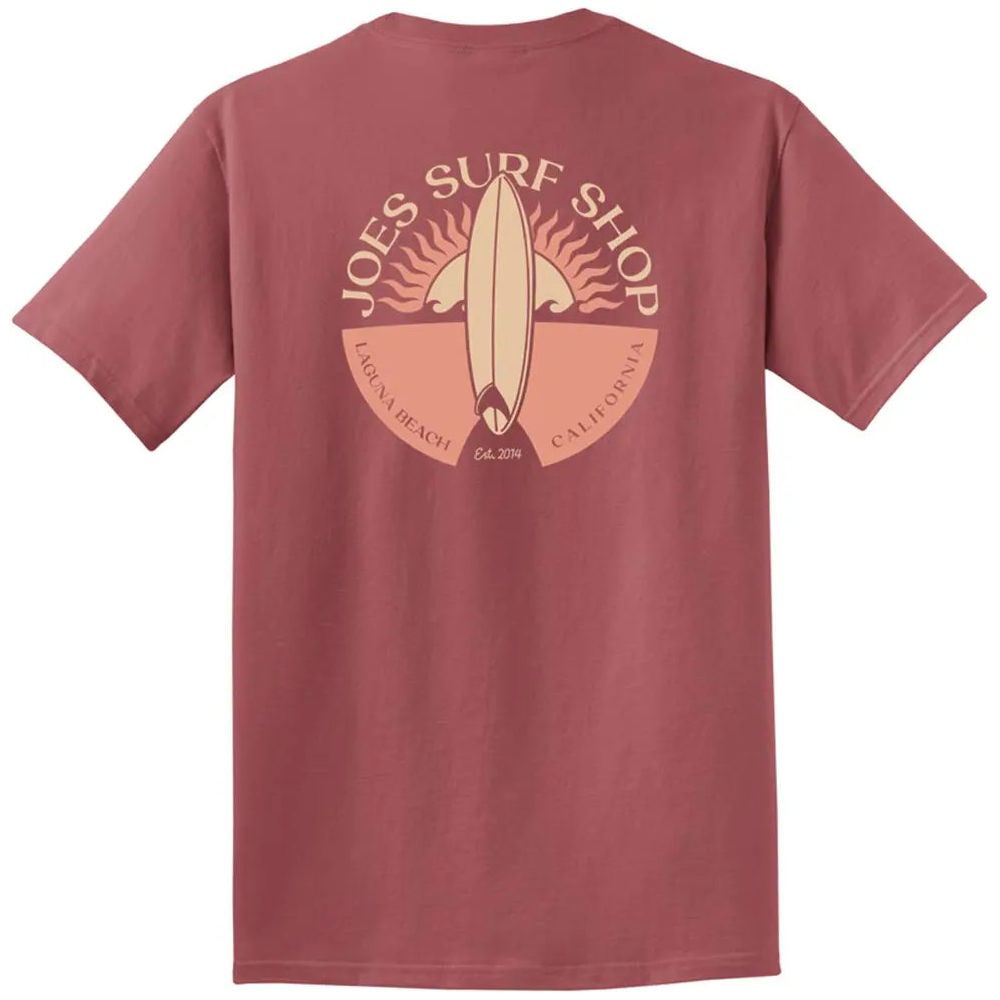 Joe's Surf Shop Sunset Scene Beach Wash® Garment-Dyed Tee