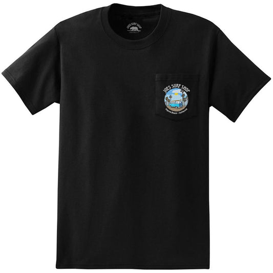 Joe's Surf Shop Surf Bus Heavyweight Pocket Tee