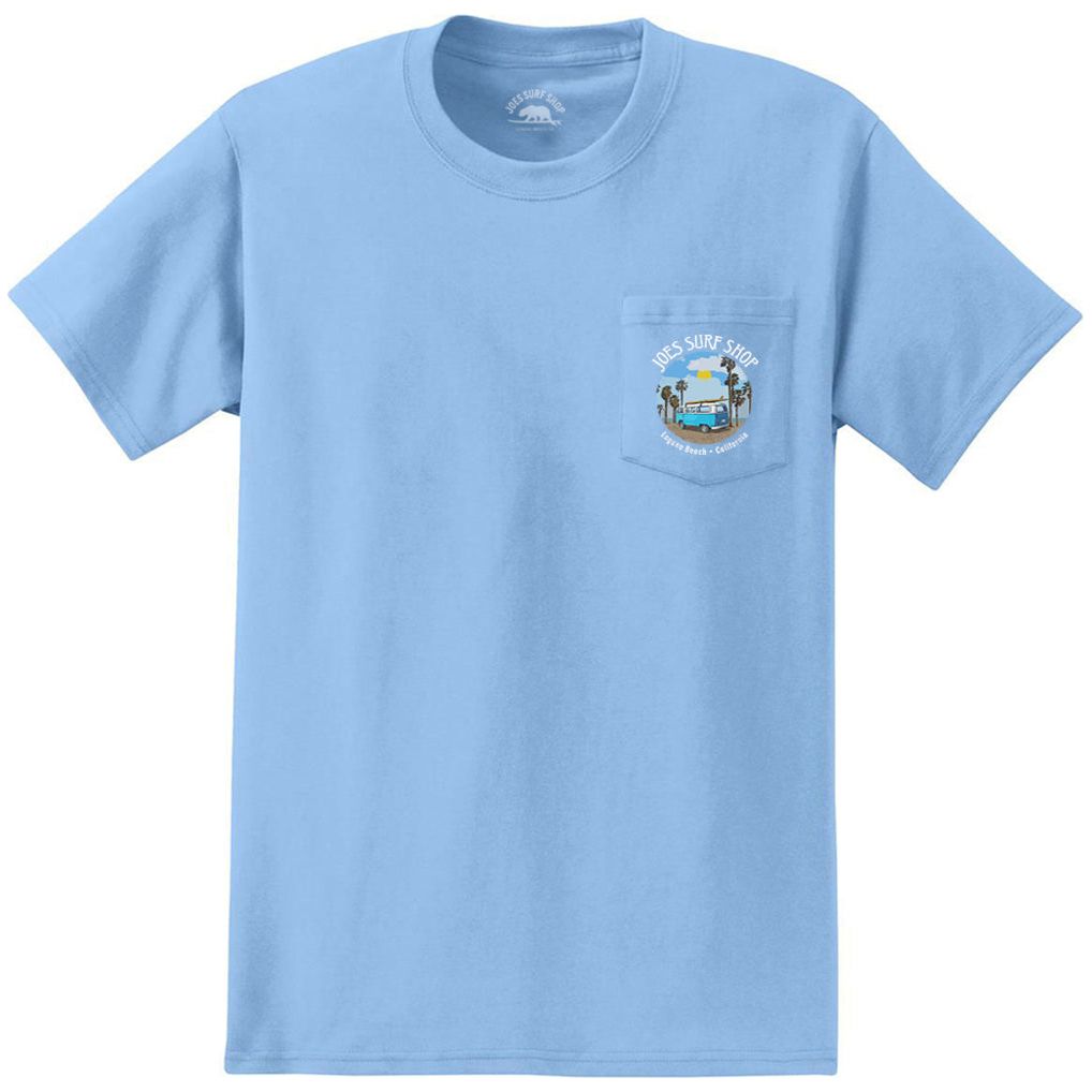 Joe's Surf Shop Surf Bus Heavyweight Pocket Tee